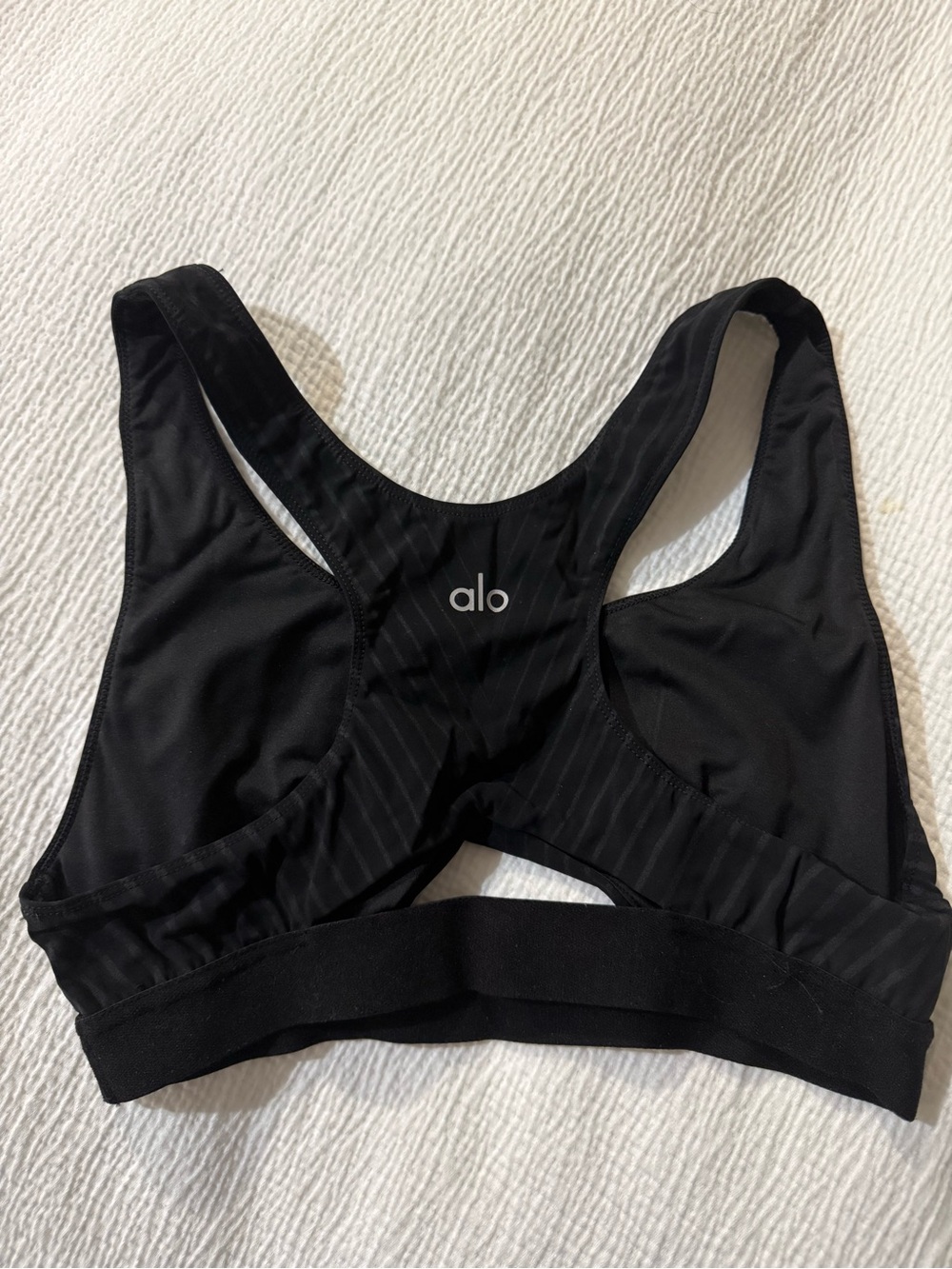 Alo Black Sports Bra - Size Small